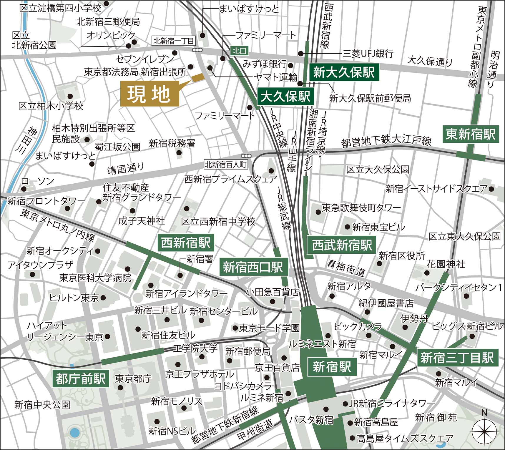 現地案内図